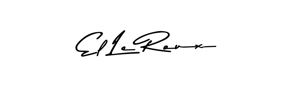 How to Draw El Le Roux signature style? Asem Kandis PERSONAL USE is a latest design signature styles for name El Le Roux. El Le Roux signature style 9 images and pictures png