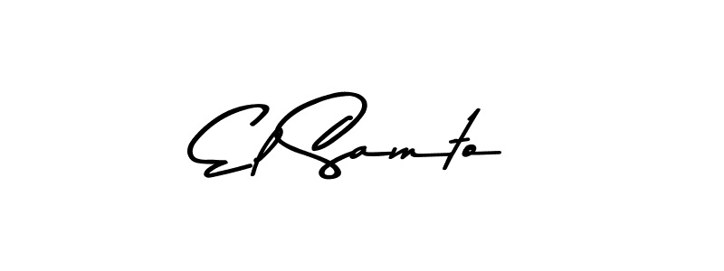Create a beautiful signature design for name El Samto. With this signature (Asem Kandis PERSONAL USE) fonts, you can make a handwritten signature for free. El Samto signature style 9 images and pictures png