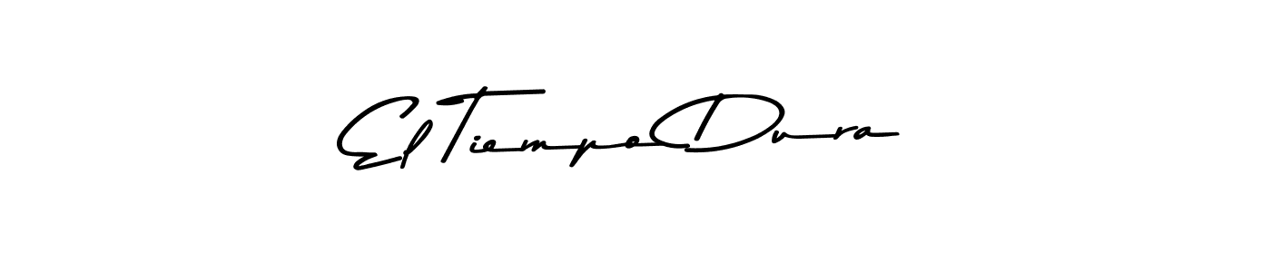 Also You can easily find your signature by using the search form. We will create El Tiempo Dura name handwritten signature images for you free of cost using Asem Kandis PERSONAL USE sign style. El Tiempo Dura signature style 9 images and pictures png