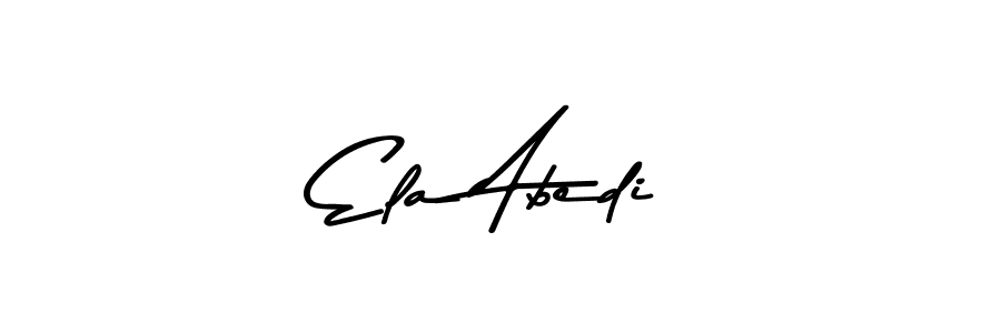 It looks lik you need a new signature style for name Ela Abedi. Design unique handwritten (Asem Kandis PERSONAL USE) signature with our free signature maker in just a few clicks. Ela Abedi signature style 9 images and pictures png