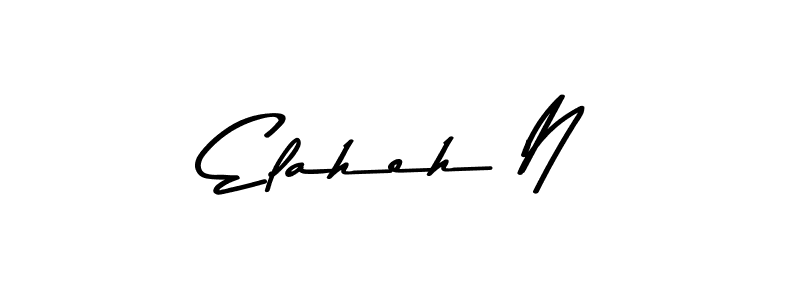 Here are the top 10 professional signature styles for the name Elaheh N. These are the best autograph styles you can use for your name. Elaheh N signature style 9 images and pictures png