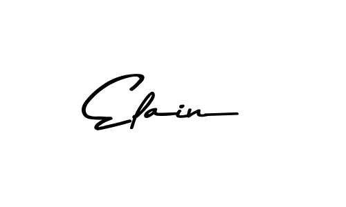 Design your own signature with our free online signature maker. With this signature software, you can create a handwritten (Asem Kandis PERSONAL USE) signature for name Elain. Elain signature style 9 images and pictures png