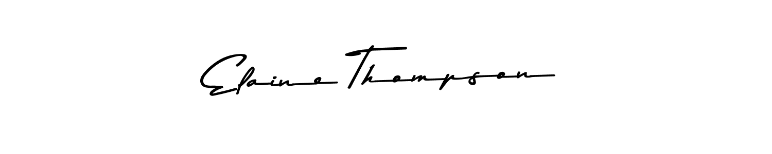 You should practise on your own different ways (Asem Kandis PERSONAL USE) to write your name (Elaine Thompson) in signature. don't let someone else do it for you. Elaine Thompson signature style 9 images and pictures png