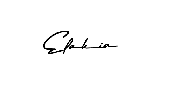 Elakia stylish signature style. Best Handwritten Sign (Asem Kandis PERSONAL USE) for my name. Handwritten Signature Collection Ideas for my name Elakia. Elakia signature style 9 images and pictures png