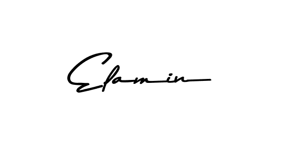 How to make Elamin name signature. Use Asem Kandis PERSONAL USE style for creating short signs online. This is the latest handwritten sign. Elamin signature style 9 images and pictures png