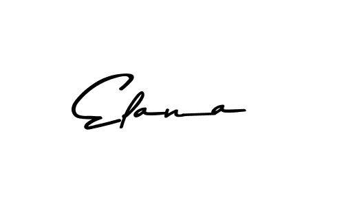 Make a beautiful signature design for name Elana. With this signature (Asem Kandis PERSONAL USE) style, you can create a handwritten signature for free. Elana signature style 9 images and pictures png