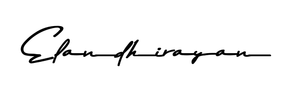 Design your own signature with our free online signature maker. With this signature software, you can create a handwritten (Asem Kandis PERSONAL USE) signature for name Elandhirayan. Elandhirayan signature style 9 images and pictures png