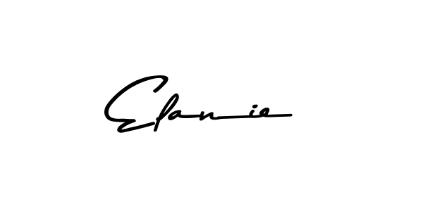 Design your own signature with our free online signature maker. With this signature software, you can create a handwritten (Asem Kandis PERSONAL USE) signature for name Elanie. Elanie signature style 9 images and pictures png