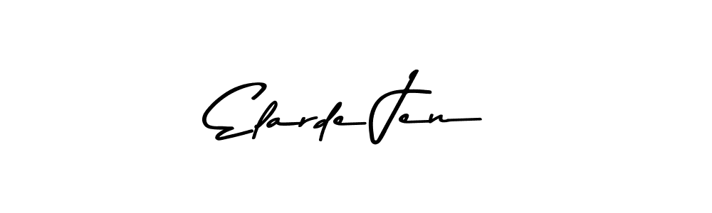 Use a signature maker to create a handwritten signature online. With this signature software, you can design (Asem Kandis PERSONAL USE) your own signature for name Elarde Jen. Elarde Jen signature style 9 images and pictures png