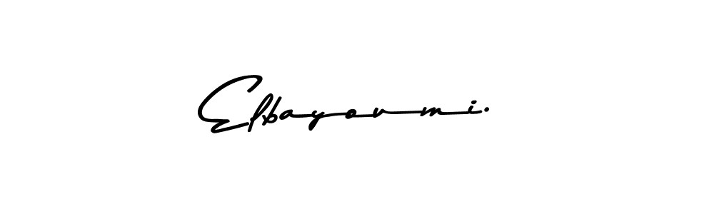 Use a signature maker to create a handwritten signature online. With this signature software, you can design (Asem Kandis PERSONAL USE) your own signature for name Elbayoumi.. Elbayoumi. signature style 9 images and pictures png