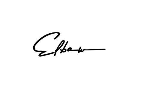 Use a signature maker to create a handwritten signature online. With this signature software, you can design (Asem Kandis PERSONAL USE) your own signature for name Elbow. Elbow signature style 9 images and pictures png