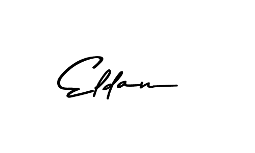 Create a beautiful signature design for name Eldan. With this signature (Asem Kandis PERSONAL USE) fonts, you can make a handwritten signature for free. Eldan signature style 9 images and pictures png