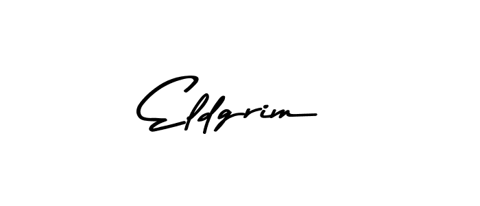 Create a beautiful signature design for name Eldgrim. With this signature (Asem Kandis PERSONAL USE) fonts, you can make a handwritten signature for free. Eldgrim signature style 9 images and pictures png