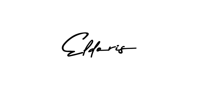 How to make Eldoris signature? Asem Kandis PERSONAL USE is a professional autograph style. Create handwritten signature for Eldoris name. Eldoris signature style 9 images and pictures png