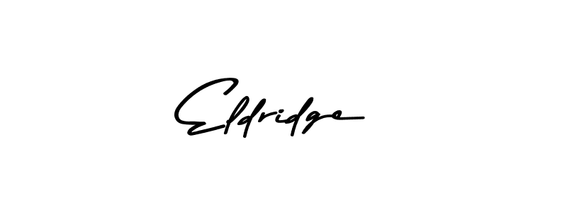 Use a signature maker to create a handwritten signature online. With this signature software, you can design (Asem Kandis PERSONAL USE) your own signature for name Eldridge. Eldridge signature style 9 images and pictures png