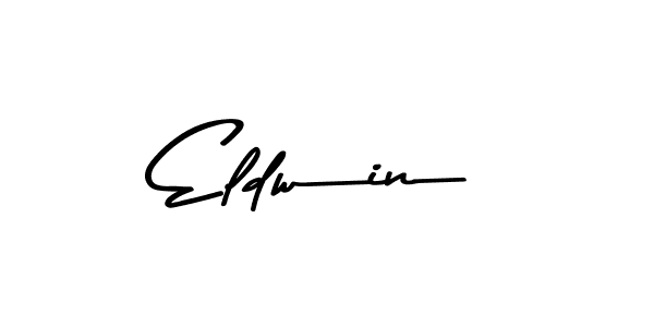 Design your own signature with our free online signature maker. With this signature software, you can create a handwritten (Asem Kandis PERSONAL USE) signature for name Eldwin. Eldwin signature style 9 images and pictures png