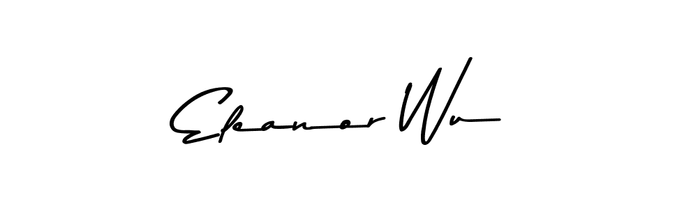 How to make Eleanor Wu name signature. Use Asem Kandis PERSONAL USE style for creating short signs online. This is the latest handwritten sign. Eleanor Wu signature style 9 images and pictures png