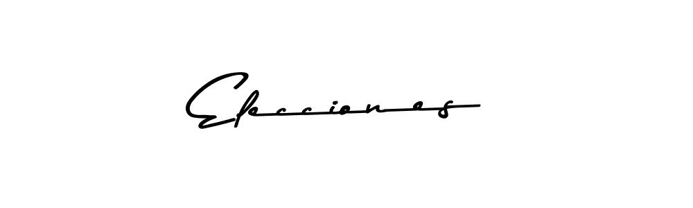 Elecciones stylish signature style. Best Handwritten Sign (Asem Kandis PERSONAL USE) for my name. Handwritten Signature Collection Ideas for my name Elecciones. Elecciones signature style 9 images and pictures png