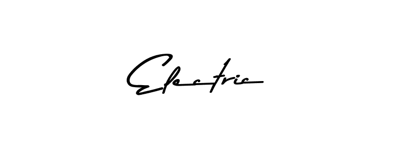 How to make Electric name signature. Use Asem Kandis PERSONAL USE style for creating short signs online. This is the latest handwritten sign. Electric signature style 9 images and pictures png