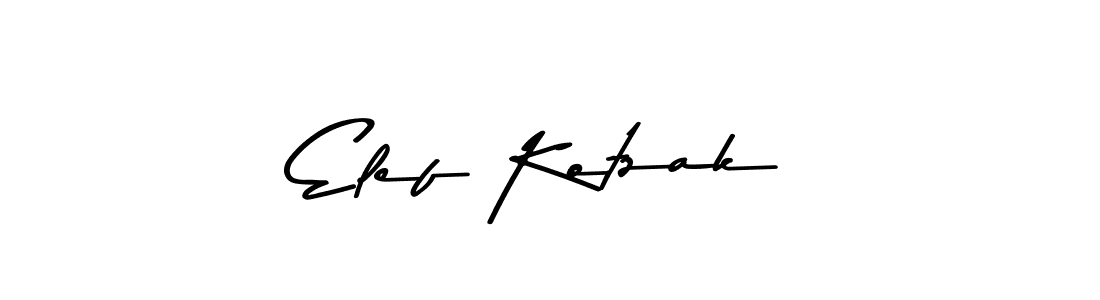 How to Draw Elef Kotzak signature style? Asem Kandis PERSONAL USE is a latest design signature styles for name Elef Kotzak. Elef Kotzak signature style 9 images and pictures png