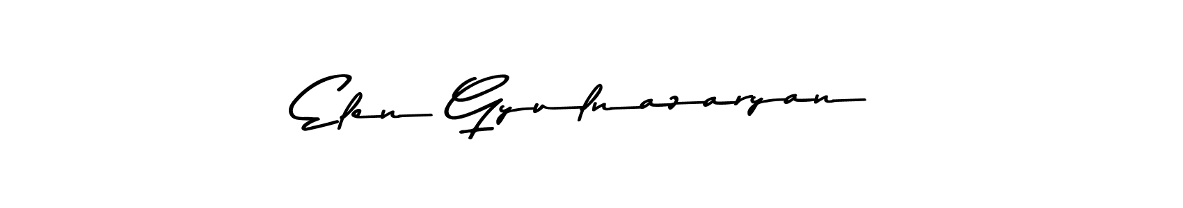 Elen Gyulnazaryan stylish signature style. Best Handwritten Sign (Asem Kandis PERSONAL USE) for my name. Handwritten Signature Collection Ideas for my name Elen Gyulnazaryan. Elen Gyulnazaryan signature style 9 images and pictures png