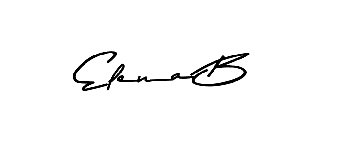 How to make Elena B signature? Asem Kandis PERSONAL USE is a professional autograph style. Create handwritten signature for Elena B name. Elena B signature style 9 images and pictures png