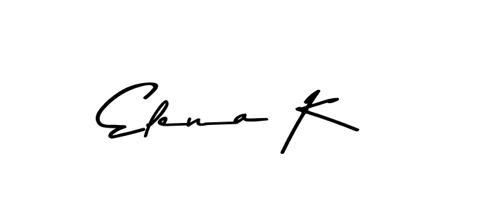 You should practise on your own different ways (Asem Kandis PERSONAL USE) to write your name (Elena K) in signature. don't let someone else do it for you. Elena K signature style 9 images and pictures png