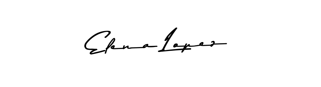 How to make Elena Lopez signature? Asem Kandis PERSONAL USE is a professional autograph style. Create handwritten signature for Elena Lopez name. Elena Lopez signature style 9 images and pictures png