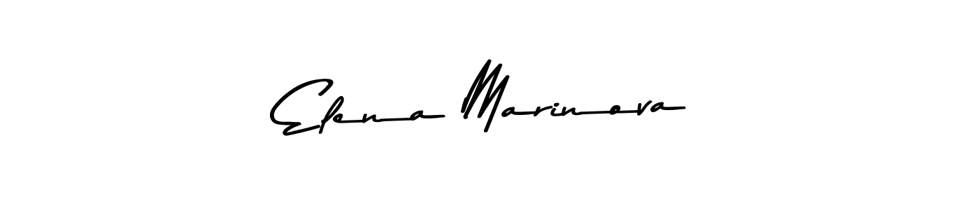 if you are searching for the best signature style for your name Elena Marinova. so please give up your signature search. here we have designed multiple signature styles  using Asem Kandis PERSONAL USE. Elena Marinova signature style 9 images and pictures png
