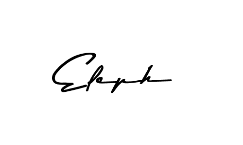 Make a beautiful signature design for name Eleph. With this signature (Asem Kandis PERSONAL USE) style, you can create a handwritten signature for free. Eleph signature style 9 images and pictures png