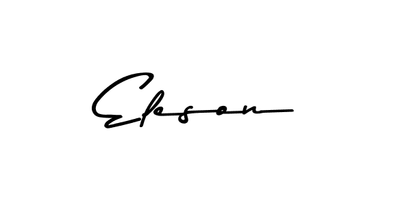 Make a beautiful signature design for name Eleson. With this signature (Asem Kandis PERSONAL USE) style, you can create a handwritten signature for free. Eleson signature style 9 images and pictures png