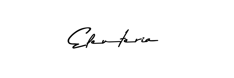 Make a beautiful signature design for name Eleuteria. With this signature (Asem Kandis PERSONAL USE) style, you can create a handwritten signature for free. Eleuteria signature style 9 images and pictures png