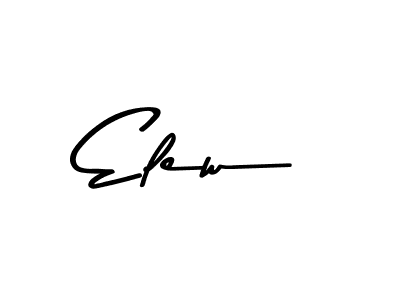 Create a beautiful signature design for name Elew. With this signature (Asem Kandis PERSONAL USE) fonts, you can make a handwritten signature for free. Elew signature style 9 images and pictures png