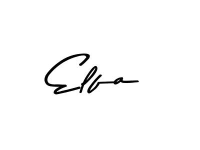 Use a signature maker to create a handwritten signature online. With this signature software, you can design (Asem Kandis PERSONAL USE) your own signature for name Elfa. Elfa signature style 9 images and pictures png