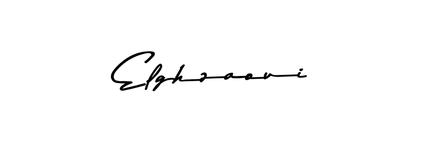 Make a beautiful signature design for name Elghzaoui. With this signature (Asem Kandis PERSONAL USE) style, you can create a handwritten signature for free. Elghzaoui signature style 9 images and pictures png