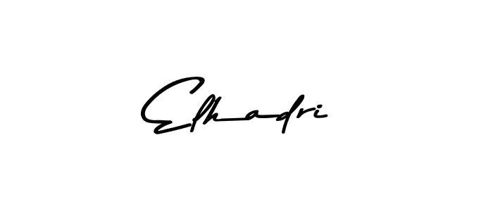Make a beautiful signature design for name Elhadri. Use this online signature maker to create a handwritten signature for free. Elhadri signature style 9 images and pictures png