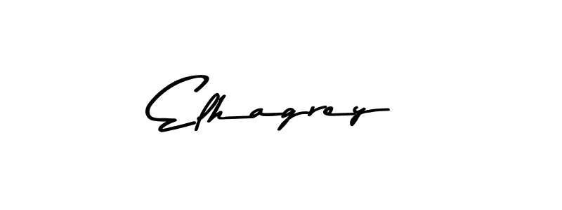 Create a beautiful signature design for name Elhagrey. With this signature (Asem Kandis PERSONAL USE) fonts, you can make a handwritten signature for free. Elhagrey signature style 9 images and pictures png