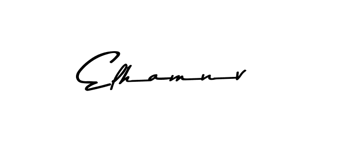 Use a signature maker to create a handwritten signature online. With this signature software, you can design (Asem Kandis PERSONAL USE) your own signature for name Elhamnv. Elhamnv signature style 9 images and pictures png