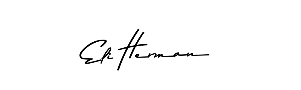 Eli Herman stylish signature style. Best Handwritten Sign (Asem Kandis PERSONAL USE) for my name. Handwritten Signature Collection Ideas for my name Eli Herman. Eli Herman signature style 9 images and pictures png