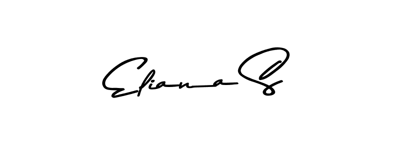 Asem Kandis PERSONAL USE is a professional signature style that is perfect for those who want to add a touch of class to their signature. It is also a great choice for those who want to make their signature more unique. Get Eliana S name to fancy signature for free. Eliana S signature style 9 images and pictures png