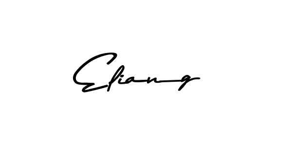 The best way (Asem Kandis PERSONAL USE) to make a short signature is to pick only two or three words in your name. The name Eliang include a total of six letters. For converting this name. Eliang signature style 9 images and pictures png