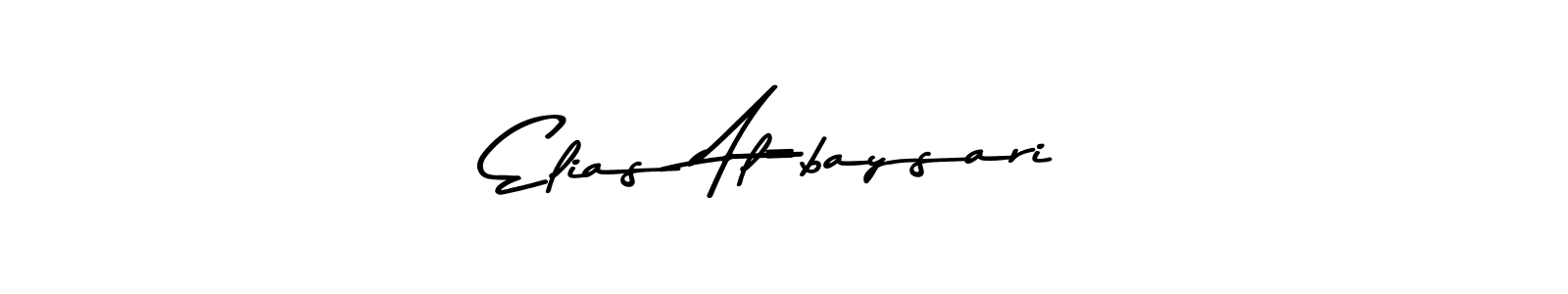 Make a beautiful signature design for name Elias Al-baysari. With this signature (Asem Kandis PERSONAL USE) style, you can create a handwritten signature for free. Elias Al-baysari signature style 9 images and pictures png