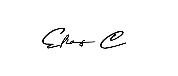 Design your own signature with our free online signature maker. With this signature software, you can create a handwritten (Asem Kandis PERSONAL USE) signature for name Elias C. Elias C signature style 9 images and pictures png