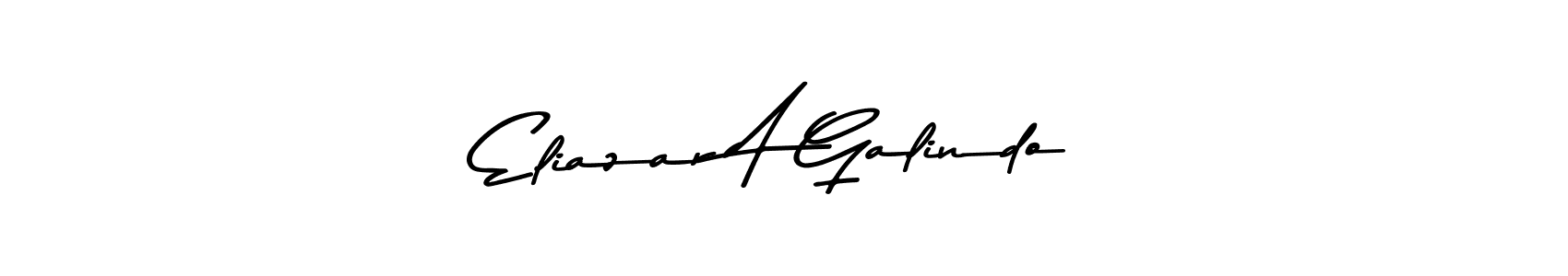 You should practise on your own different ways (Asem Kandis PERSONAL USE) to write your name (Eliazar A Galindo) in signature. don't let someone else do it for you. Eliazar A Galindo signature style 9 images and pictures png