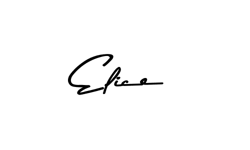 Design your own signature with our free online signature maker. With this signature software, you can create a handwritten (Asem Kandis PERSONAL USE) signature for name Elice. Elice signature style 9 images and pictures png