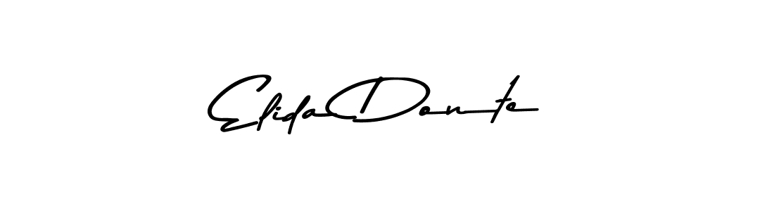 You should practise on your own different ways (Asem Kandis PERSONAL USE) to write your name (Elida Donte) in signature. don't let someone else do it for you. Elida Donte signature style 9 images and pictures png