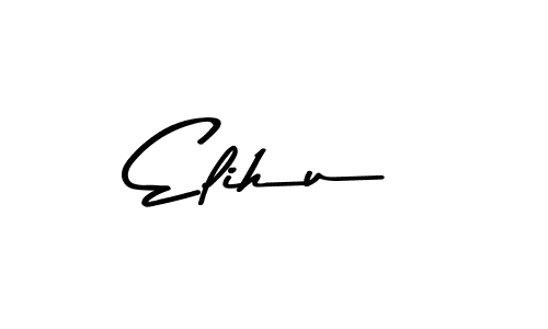 You should practise on your own different ways (Asem Kandis PERSONAL USE) to write your name (Elihu) in signature. don't let someone else do it for you. Elihu signature style 9 images and pictures png
