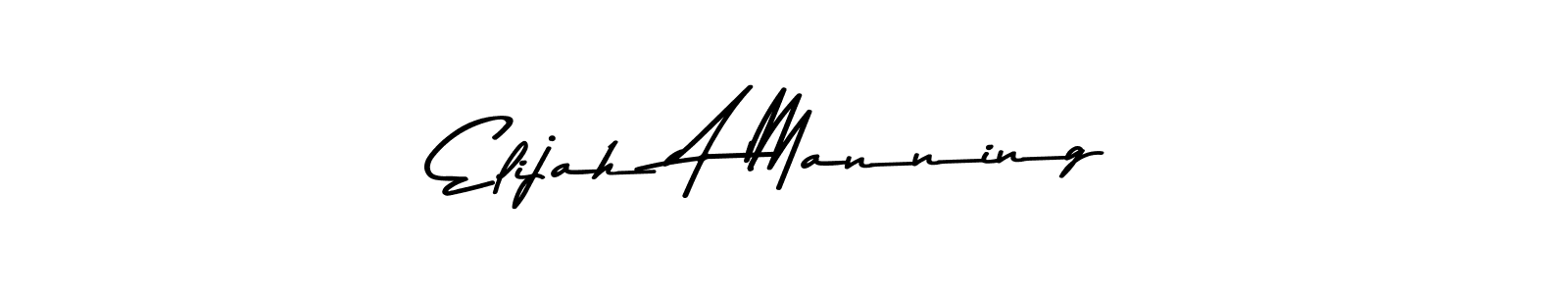 Also You can easily find your signature by using the search form. We will create Elijah A Manning name handwritten signature images for you free of cost using Asem Kandis PERSONAL USE sign style. Elijah A Manning signature style 9 images and pictures png