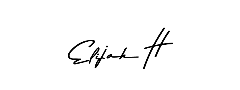 Here are the top 10 professional signature styles for the name Elijah H. These are the best autograph styles you can use for your name. Elijah H signature style 9 images and pictures png