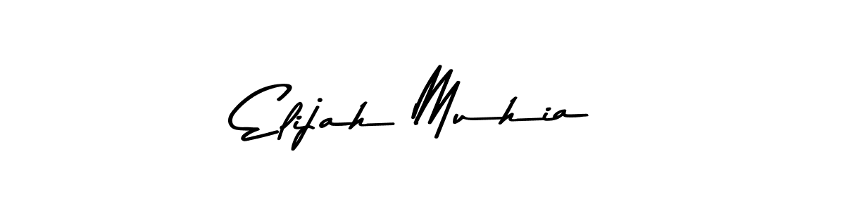 Also You can easily find your signature by using the search form. We will create Elijah Muhia name handwritten signature images for you free of cost using Asem Kandis PERSONAL USE sign style. Elijah Muhia signature style 9 images and pictures png